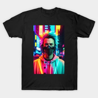 Abstract Cyberpunk Man T-Shirt